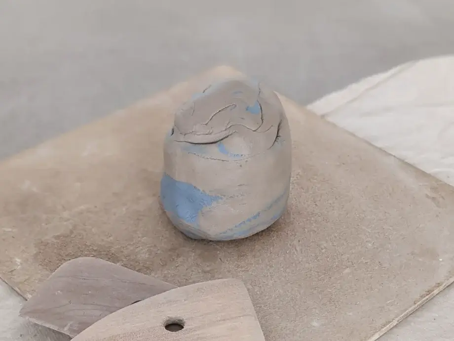 Rainbow bowls: wheel throwing with coloured clay (March)